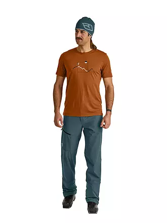 ORTOVOX | Maglietta funzionale da uomo Peak Focus 150 COOL Tencel | braun